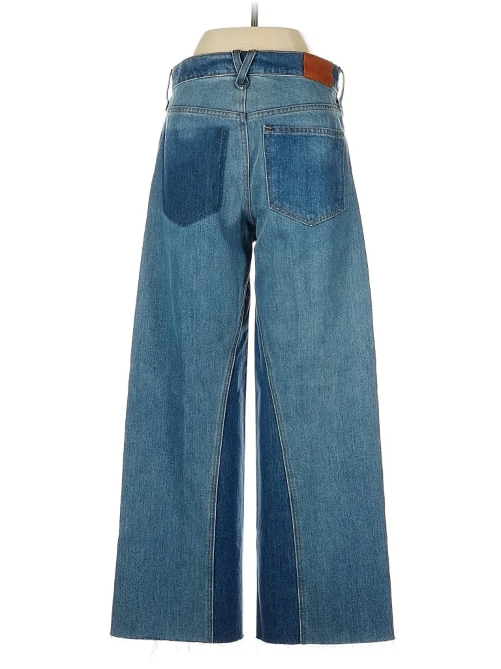 J.Crew Slim Wide-Leg High Rise Jeans Medium Wash Size 27